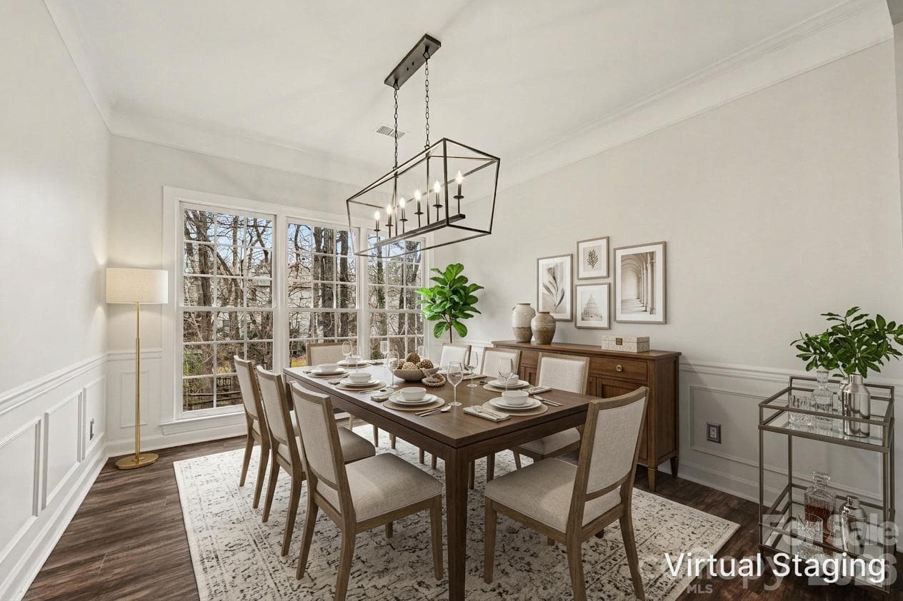 Virtually Staged - 5805 Swanston Drive, Charlotte