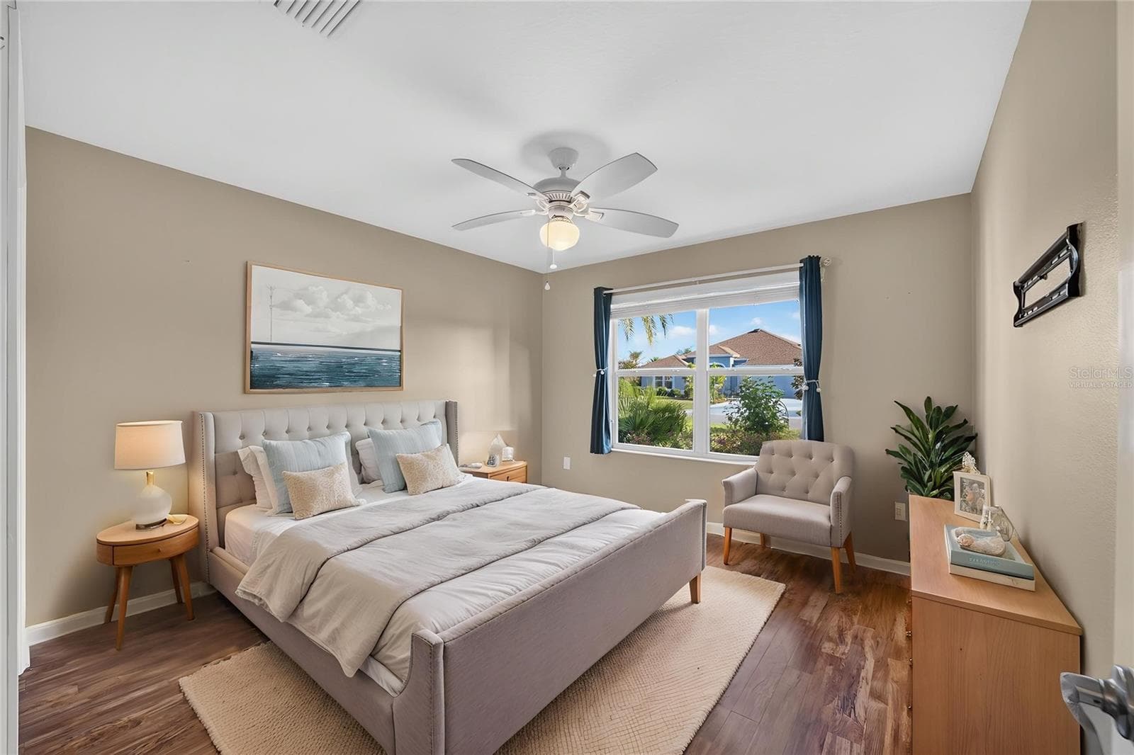 Virtually Staged Bedroom 2 (Front) - 3552 WYNGATE PL, THE VILLAGES