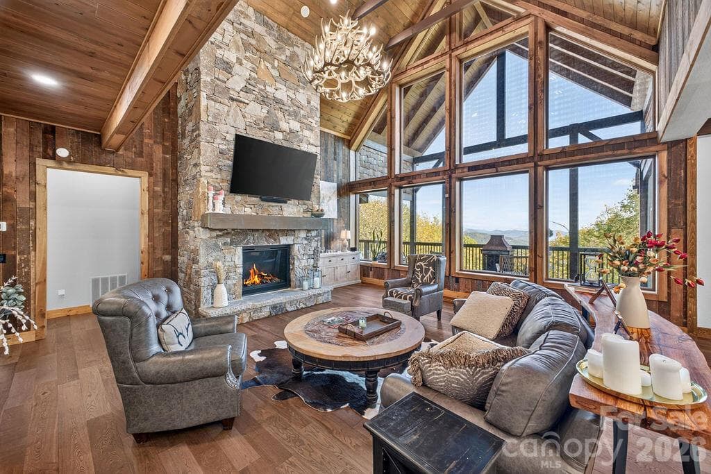 Single Family Residence at 1230 Asgi Trail, Maggie Valley, photo 11 of 45