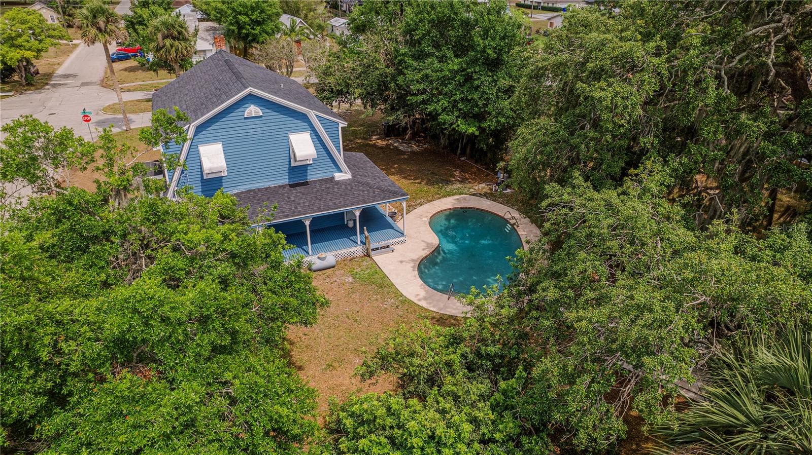 Aerial View of Back - 1400 FLORIDA AVE, ST CLOUD