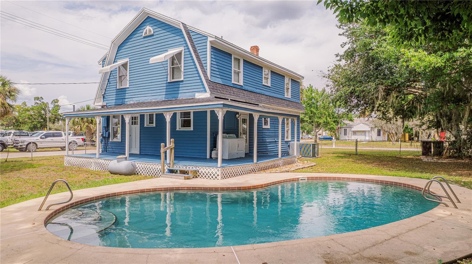 Backyard/pool view - 1400 FLORIDA AVE, ST CLOUD