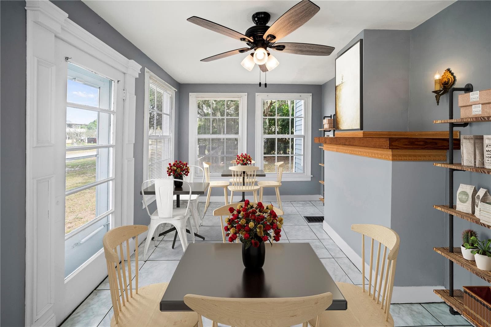 Foyer/Entrance (virtually staged for a cafe) - 1400 FLORIDA AVE, ST CLOUD