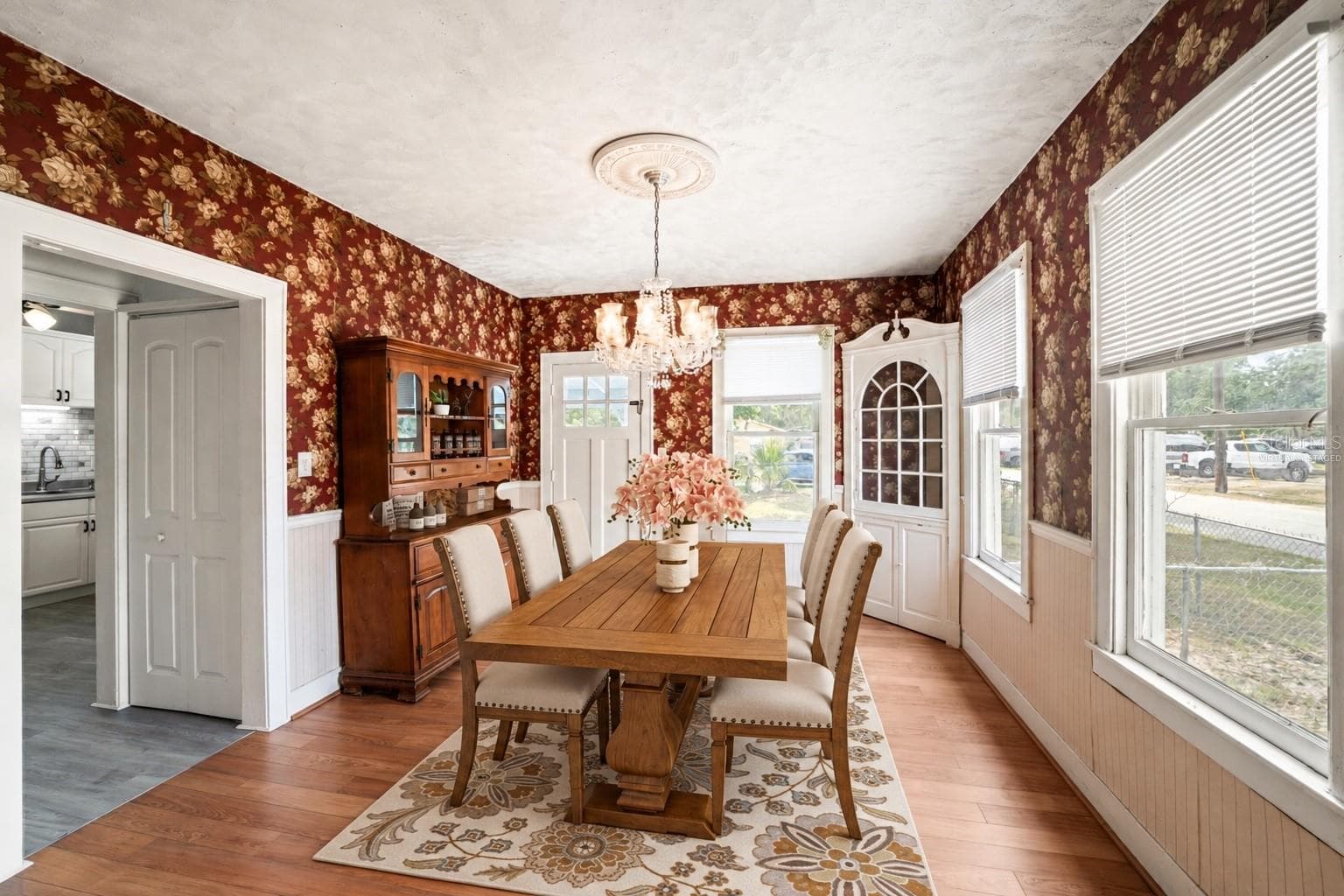 Dining Room (virtually staged with a table) - 1400 FLORIDA AVE, ST CLOUD