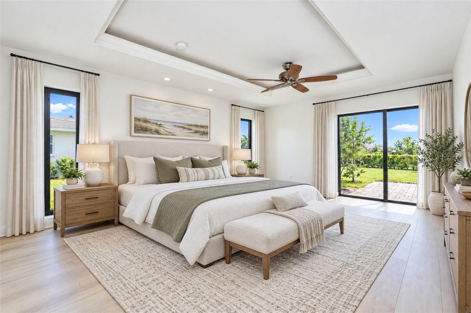 Virtually Staged Primary Bedroom - 1881 NEPTUNE DR, ENGLEWOOD