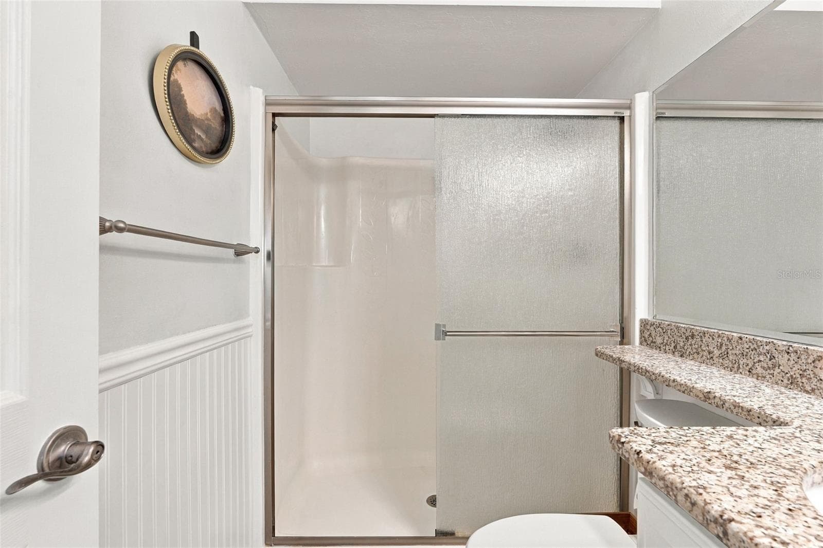 Spacious Walk-In Shower with Granite Top Vanity - 12538 SW KINGSWAY CIR #1008, LAKE SUZY