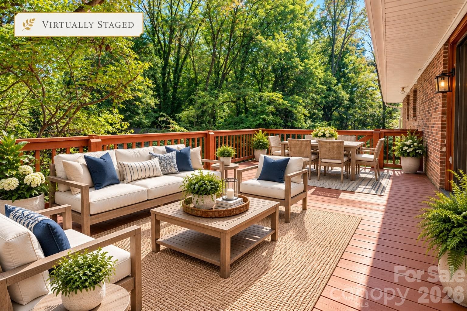 Deck (virtual stage) - 688 Grandview Drive NE, Concord