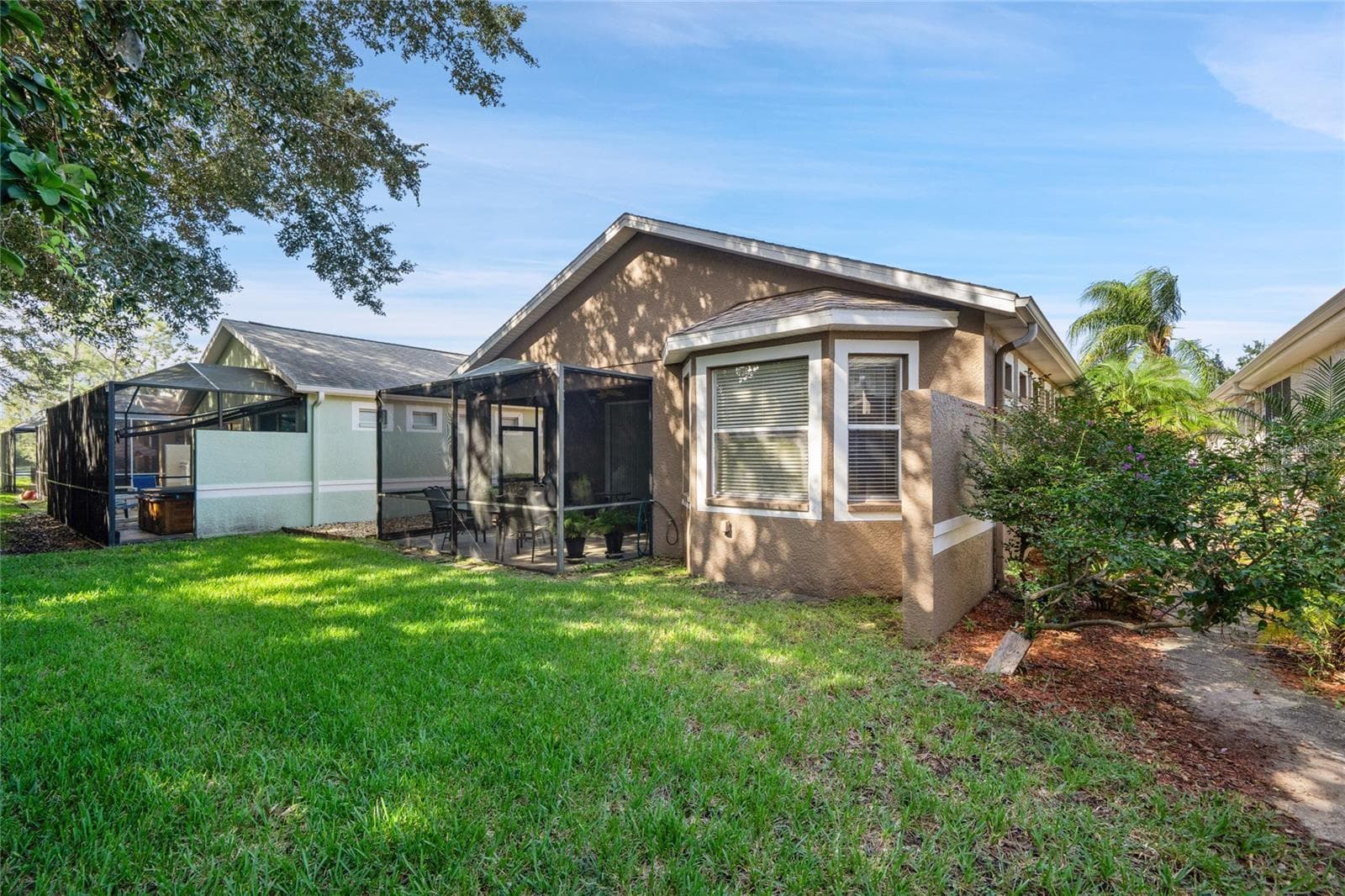 BACKYARD VIEW - 8112 AMBERSWEET PL, LAND O LAKES
