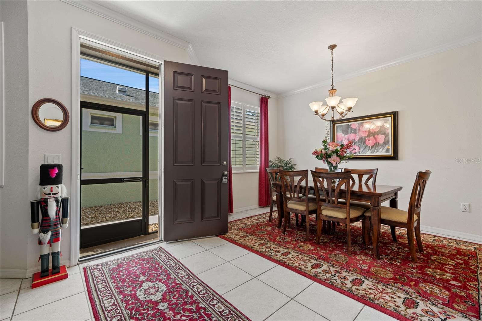 DINING ROOM AND FRONT ENTRANCE - 8112 AMBERSWEET PL, LAND O LAKES