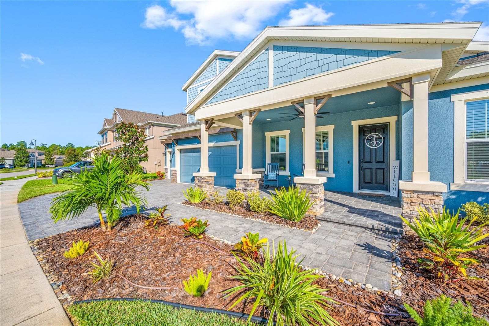 Expansive porch with pavers - 4161 GLADE WOOD LOOP, NEW PORT RICHEY