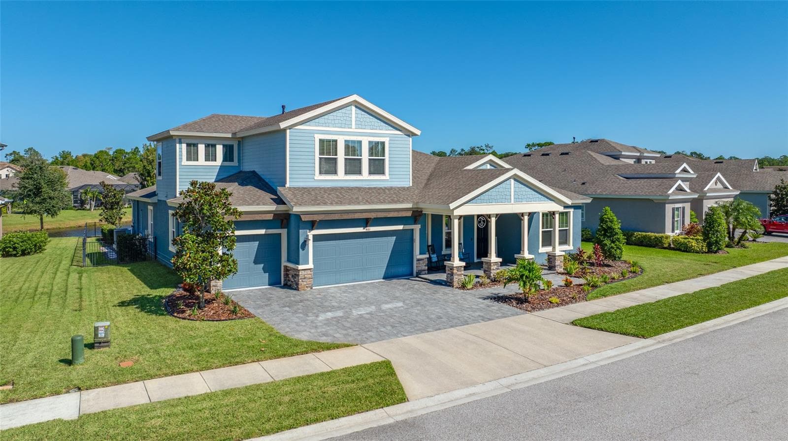 Frontal view - 4161 GLADE WOOD LOOP, NEW PORT RICHEY