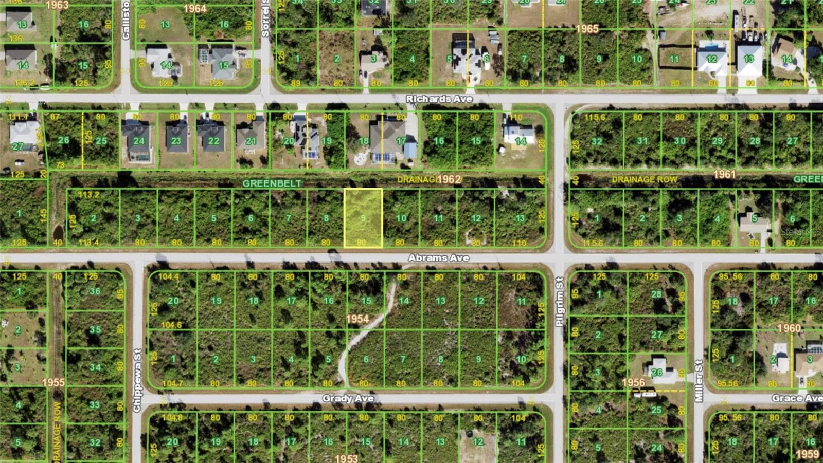 Land at 12084 ABRAMS AVE, PORT CHARLOTTE, photo 3 of 3