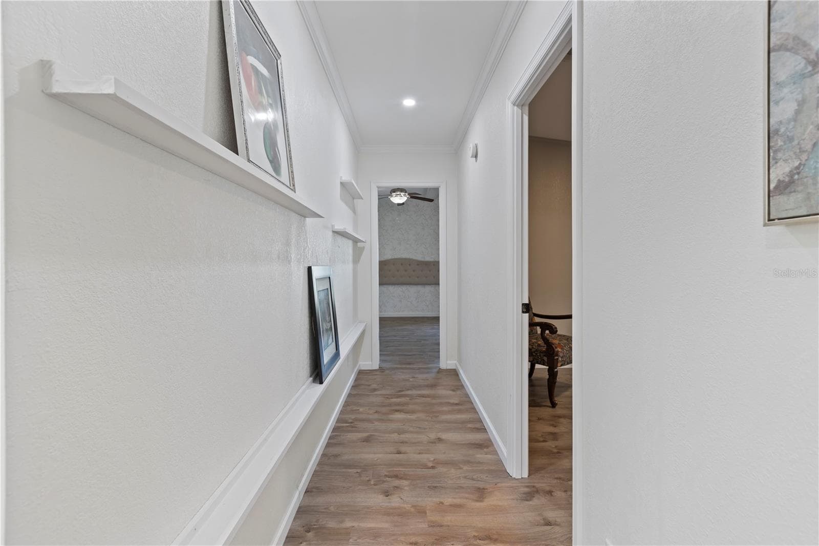 Hallway to Bedrooms - 67 MEADOWLARK CIR, ELLENTON