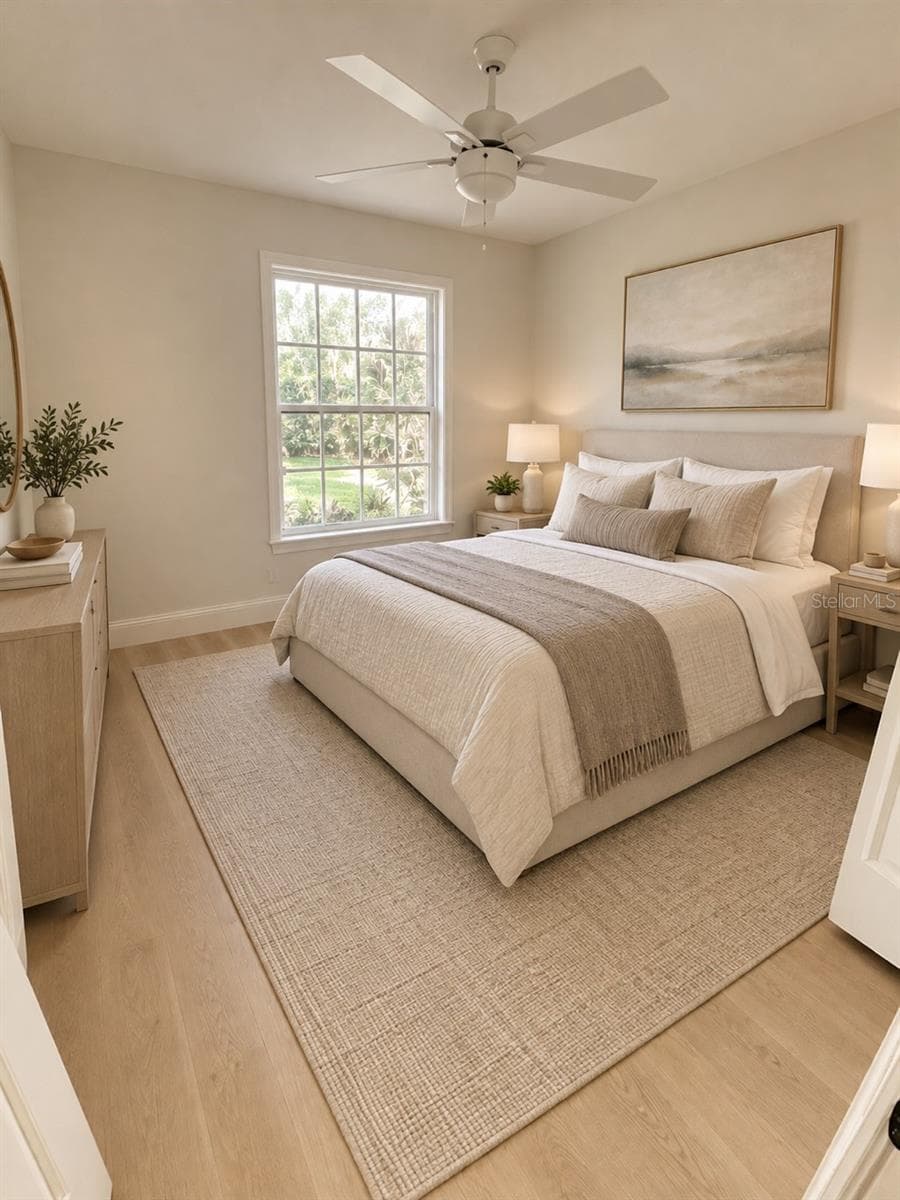 virtual staged 2nd bedroom - 1901 KNOLTON AVE, ORANGE CITY
