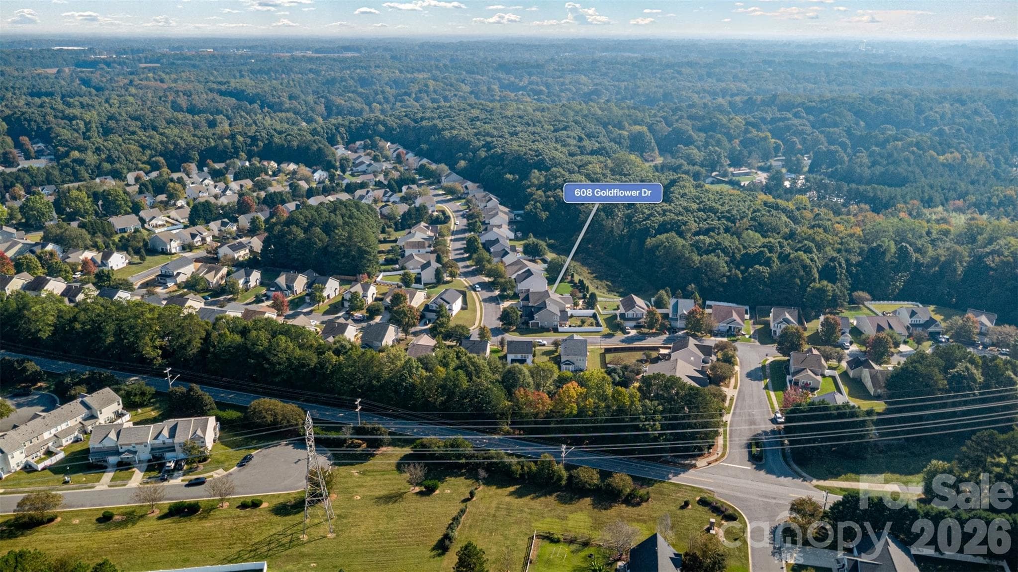 Drone photo - 608 Goldflower Drive, Rock Hill