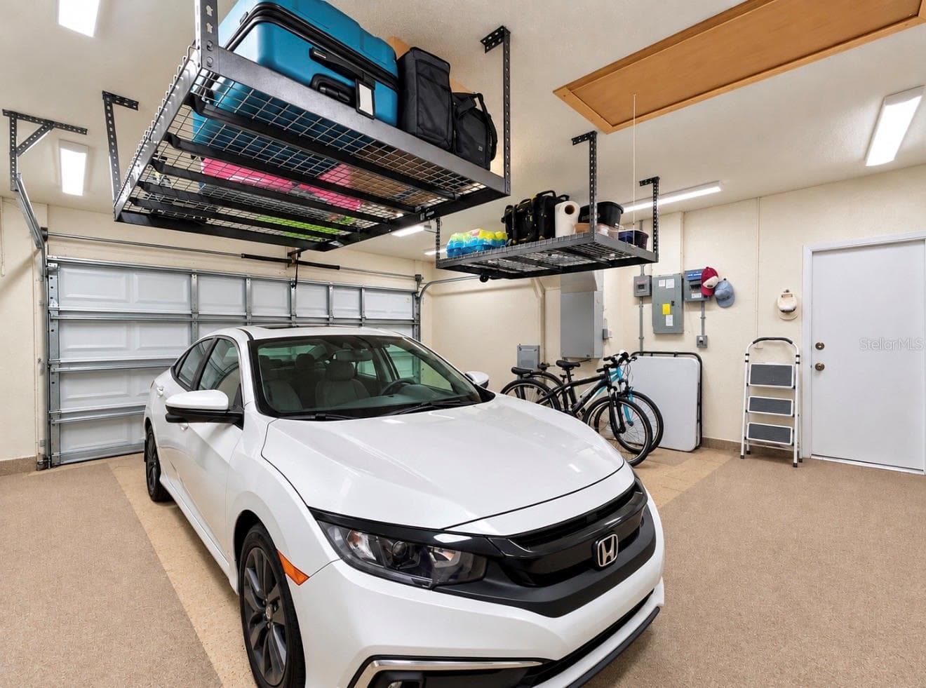 2 car garage w/storage - 1231 ROSEWOOD ST, LARGO