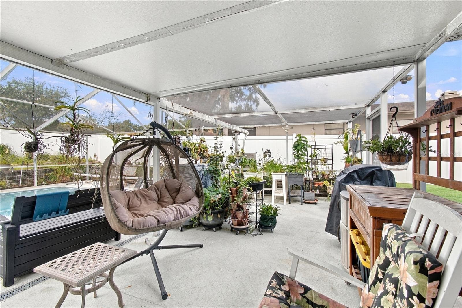 Covered Patio - 1851 STELLA CT E, LAKELAND
