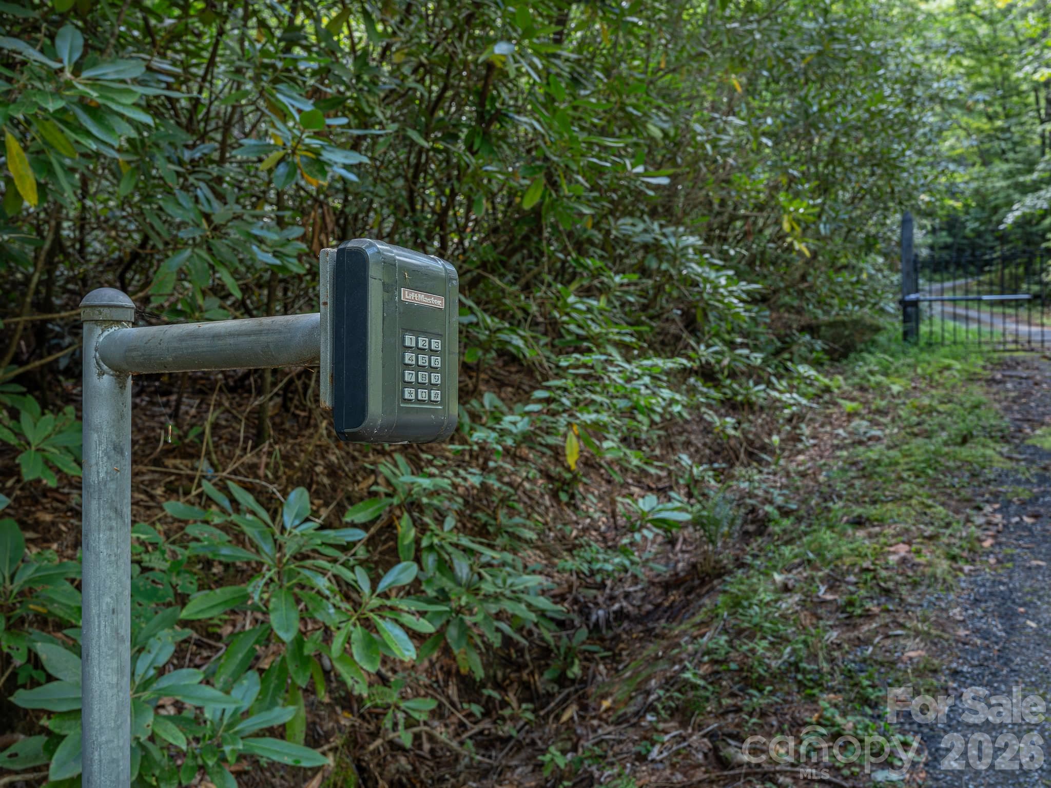 Gate code box - Lot 7 W Chestnut Ridges Road, Hendersonville