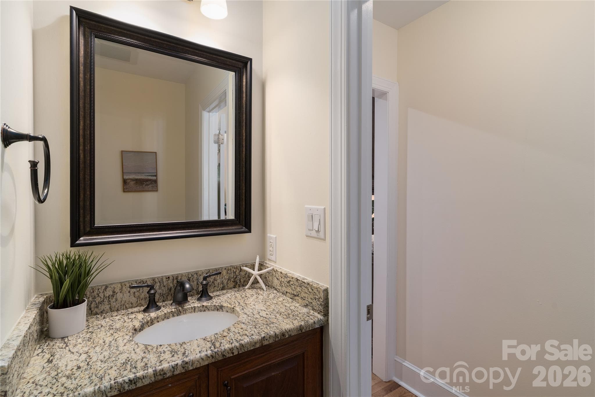 The stunning Half Bath for your guests - 16647 Greenfarm Road, Huntersville