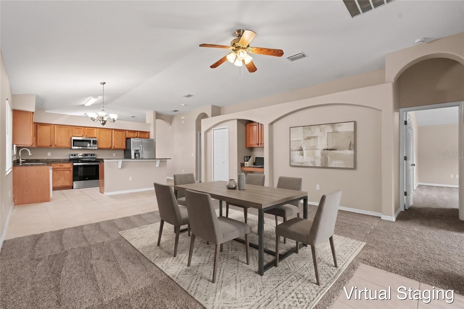 Virtually staged - 27722 SUGAR LOAF DR, WESLEY CHAPEL