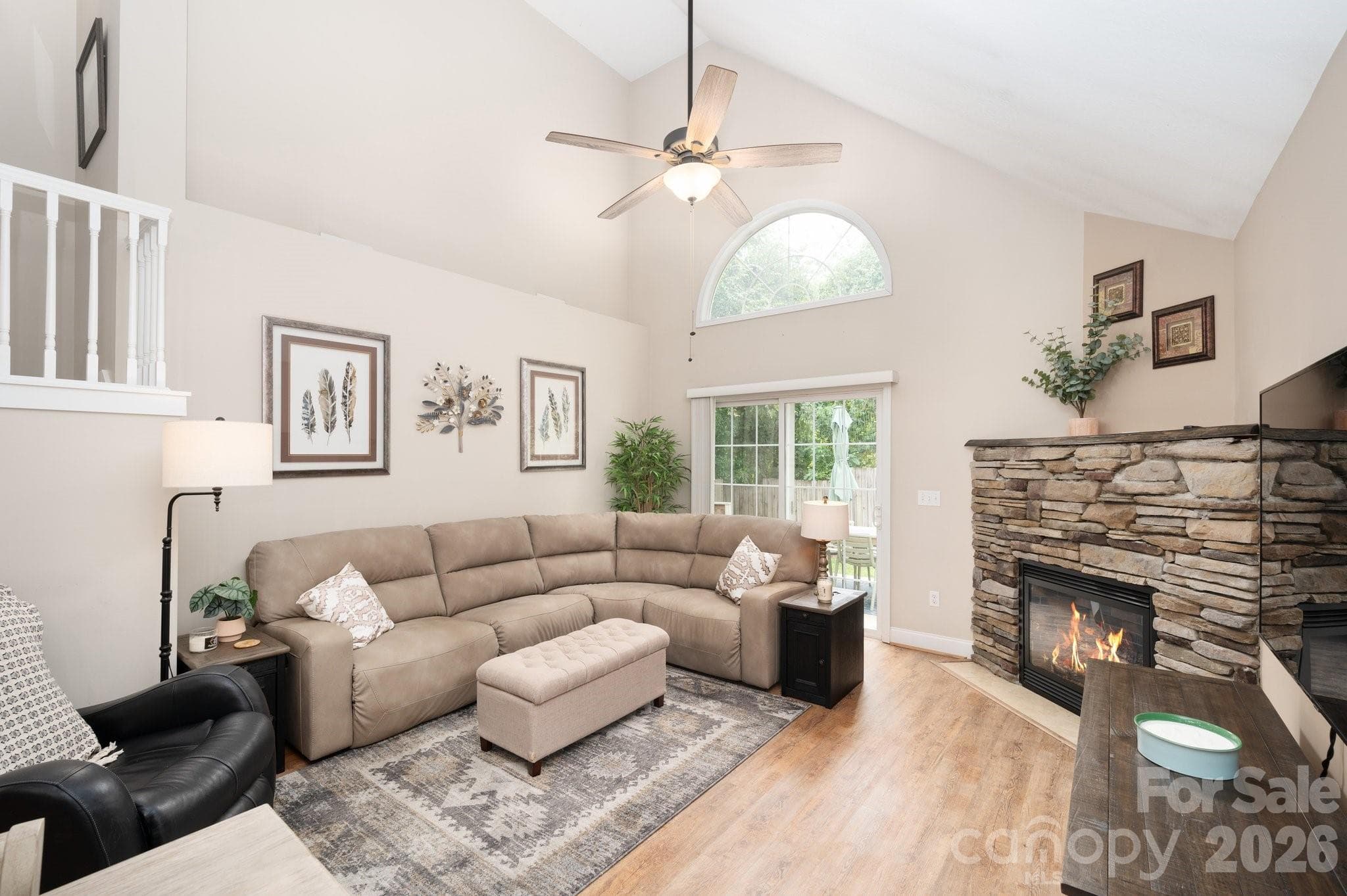 Light-filled Living Room - 44 Viera Drive, Swannanoa