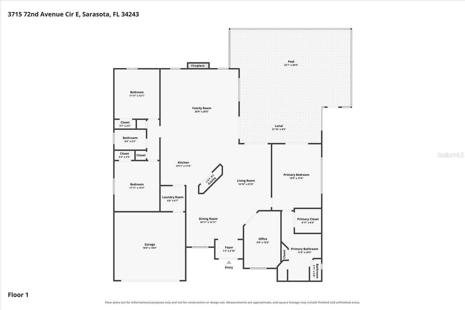 Single Family Residence at 3715 72ND AVE. CIR E, SARASOTA, photo 45 of 45
