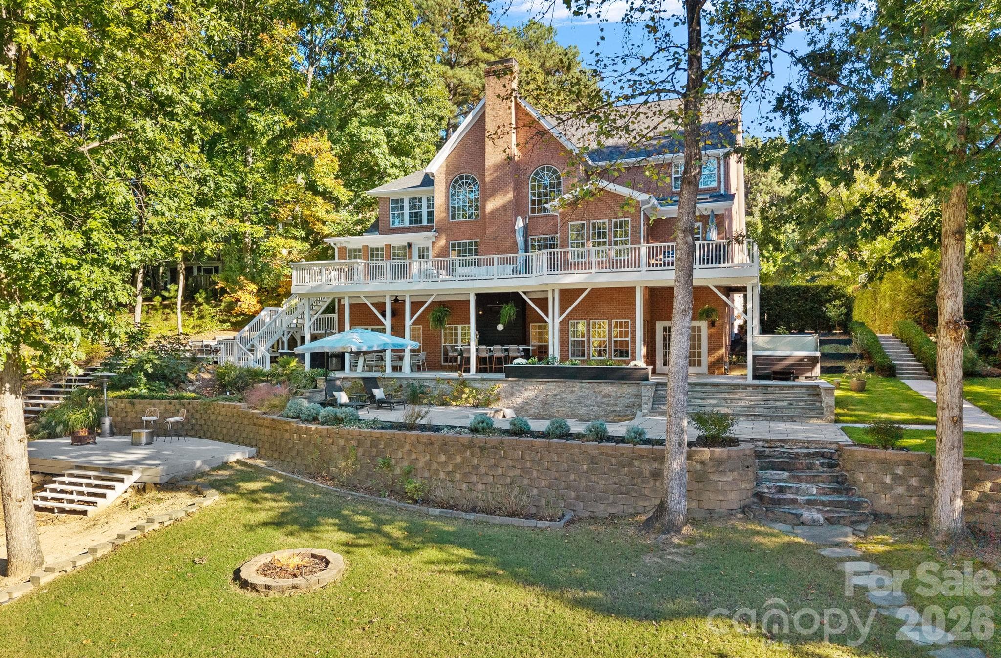 View of the home from the back - 148 Sunrise Circle, Mooresville