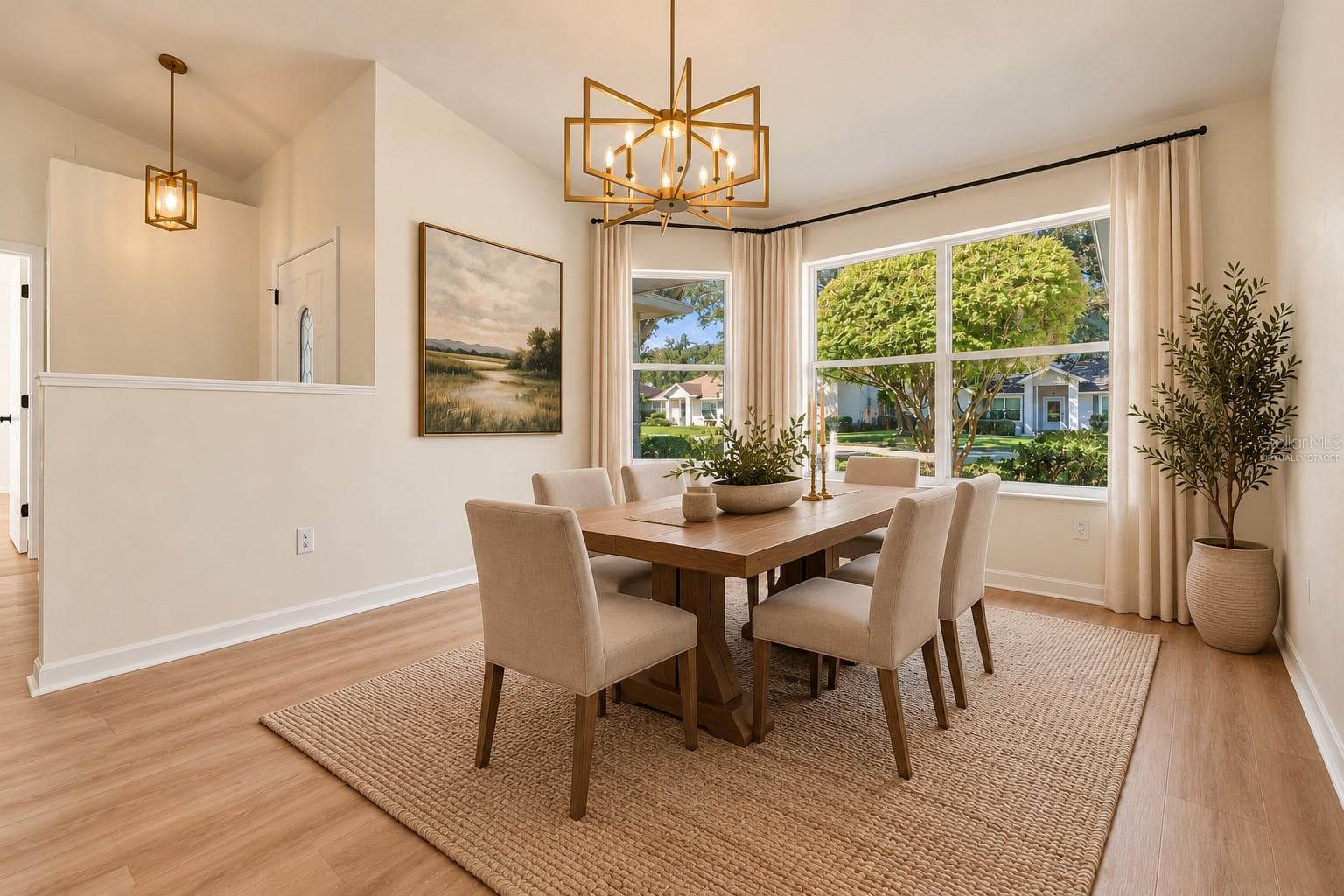 Dining Room - virtually staged - 1055 NW 89TH DR, GAINESVILLE