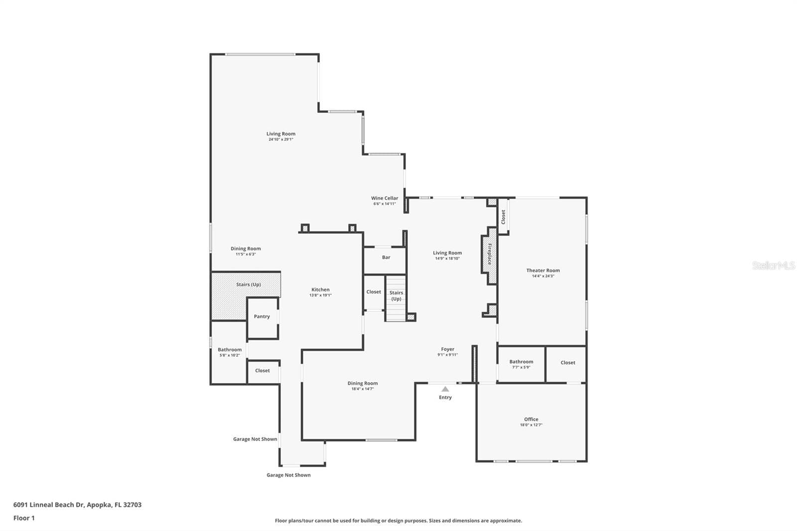 Floor Plan - 6091 LINNEAL BEACH DR, APOPKA