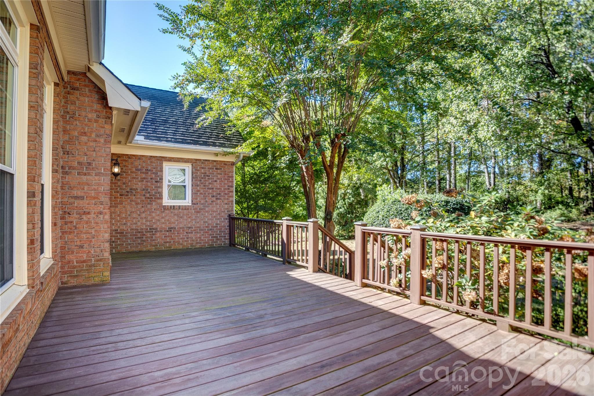 Expansive back deck - 890 Lyerly Ridge Road NW, Concord