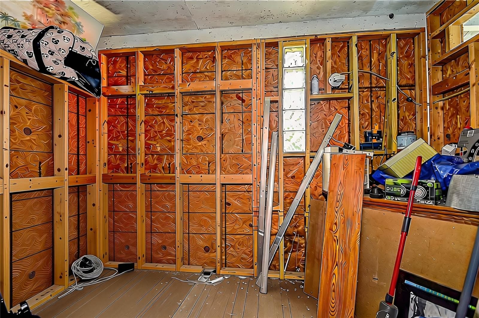 10x6 ft Framed in bathroom with plumbing, needs finishing - 498 STREMMA RD, LARGO
