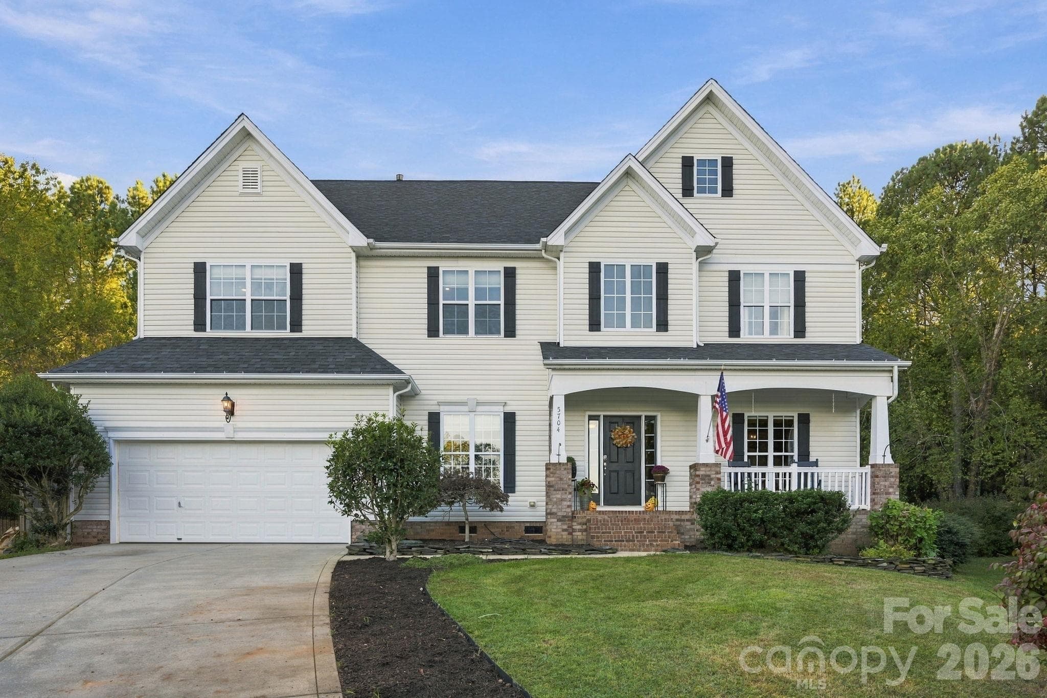 Beautiful Front Elevation - 5704 Snapdragon Lane, Huntersville