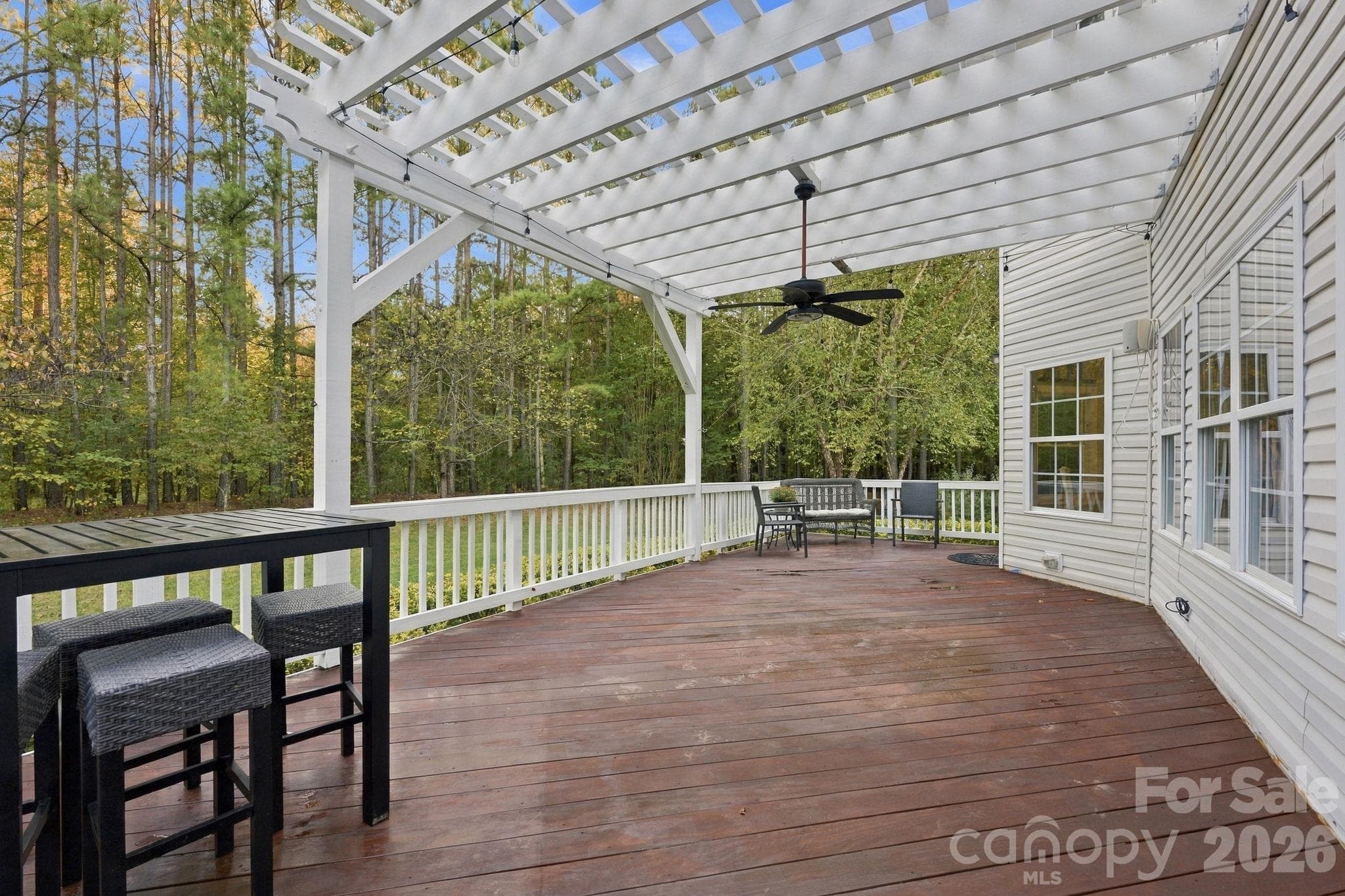 Deck with Pergola - 5704 Snapdragon Lane, Huntersville