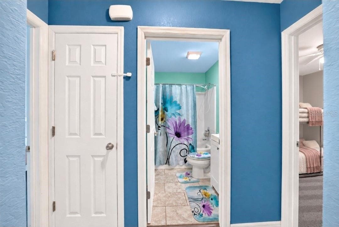 Bedroom  has virtual bedding - 5413 NW 55TH CT, OCALA