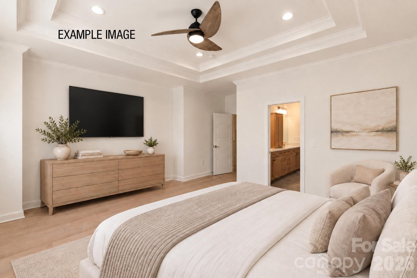 Example Photo - Premier Bedroom *Virtually Staged* - 12205 Rubra Place, Mint Hill