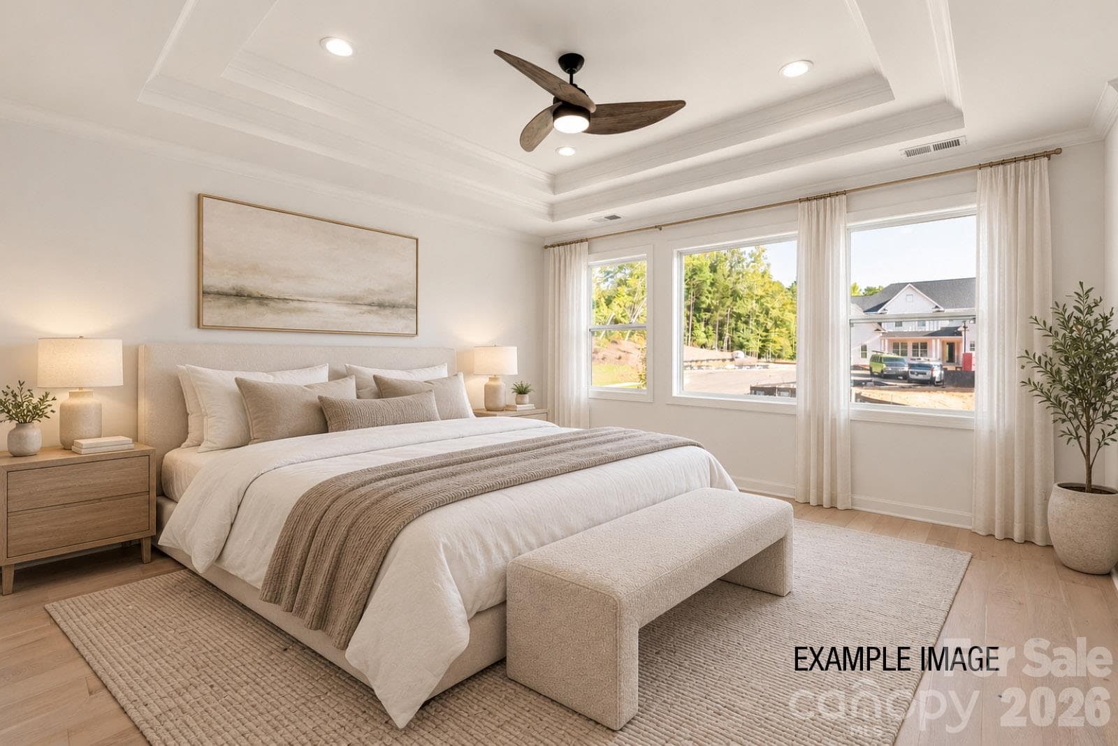Example Photo - Premier Bedroom *Virtually Staged* - 12205 Rubra Place, Mint Hill