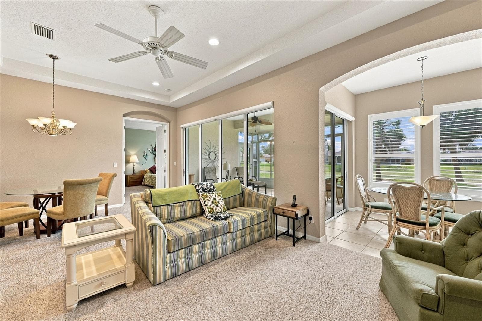 Living Room/Flex Room - 2418 KENSINGTON GREENS DR #9, SUN CITY CENTER