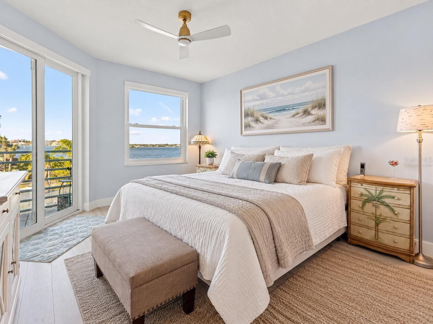 Primary Bedroom-Virtually Staged - 7979 SAILBOAT KEY BLVD S #202, SOUTH PASADENA
