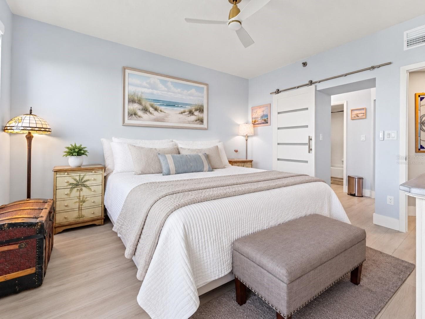 Primary Bedroom-Virtually Staged - 7979 SAILBOAT KEY BLVD S #202, SOUTH PASADENA