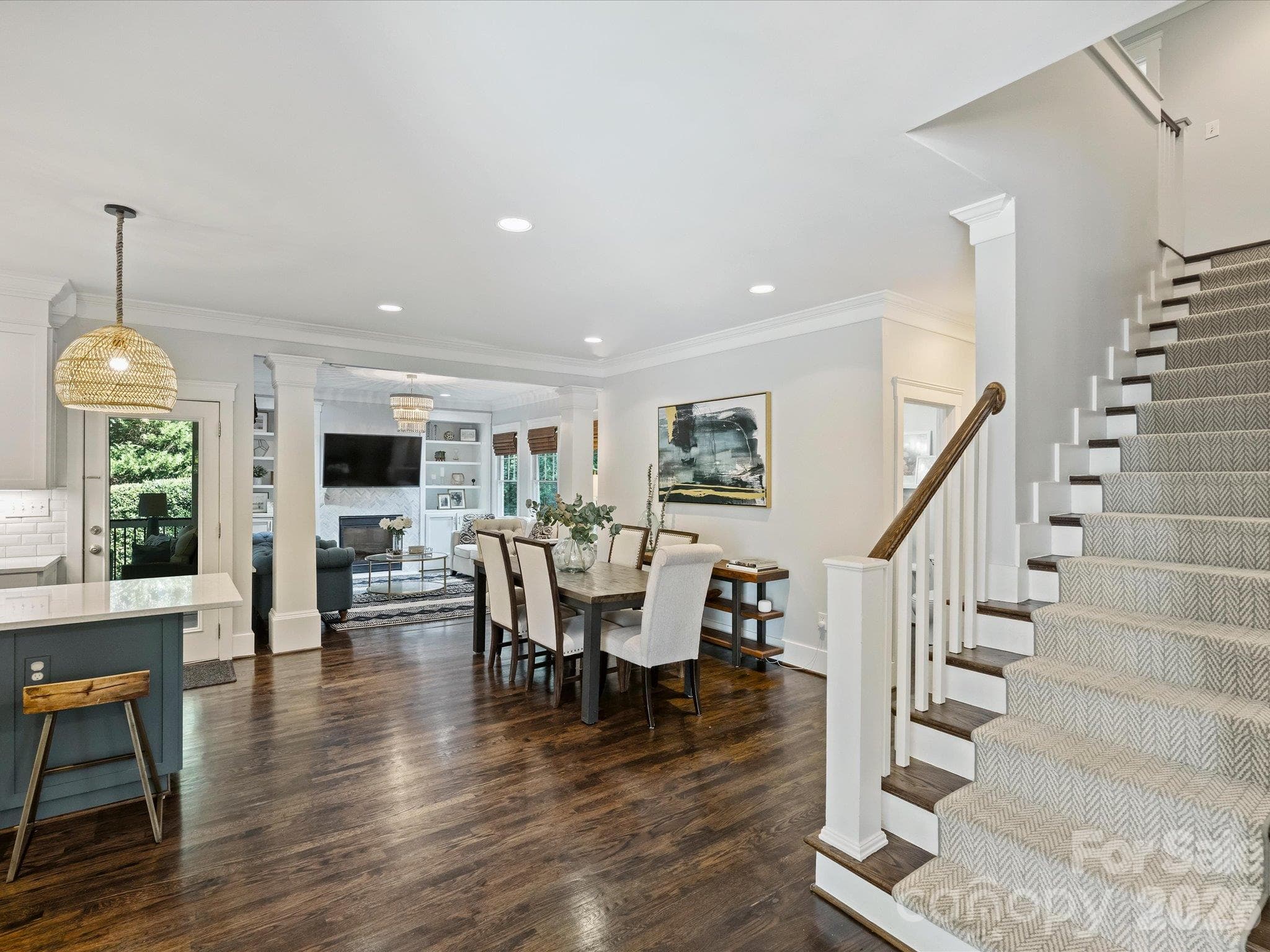 Stairwell - 5919 Creola Road, Charlotte