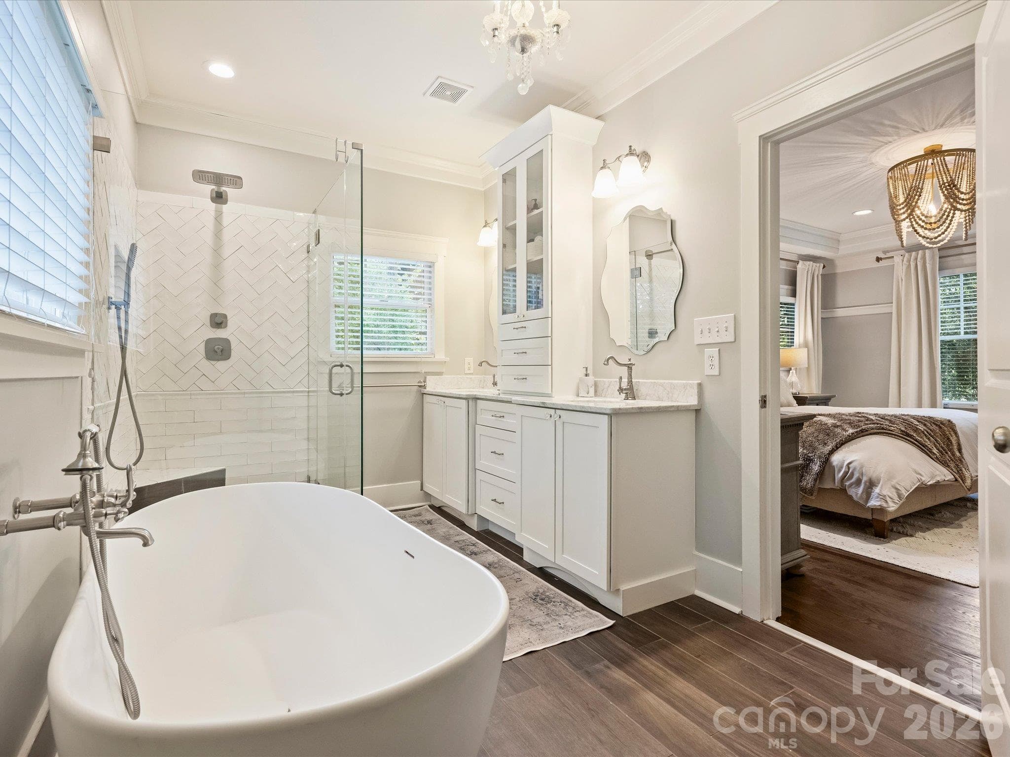 Primary Bath - 5919 Creola Road, Charlotte