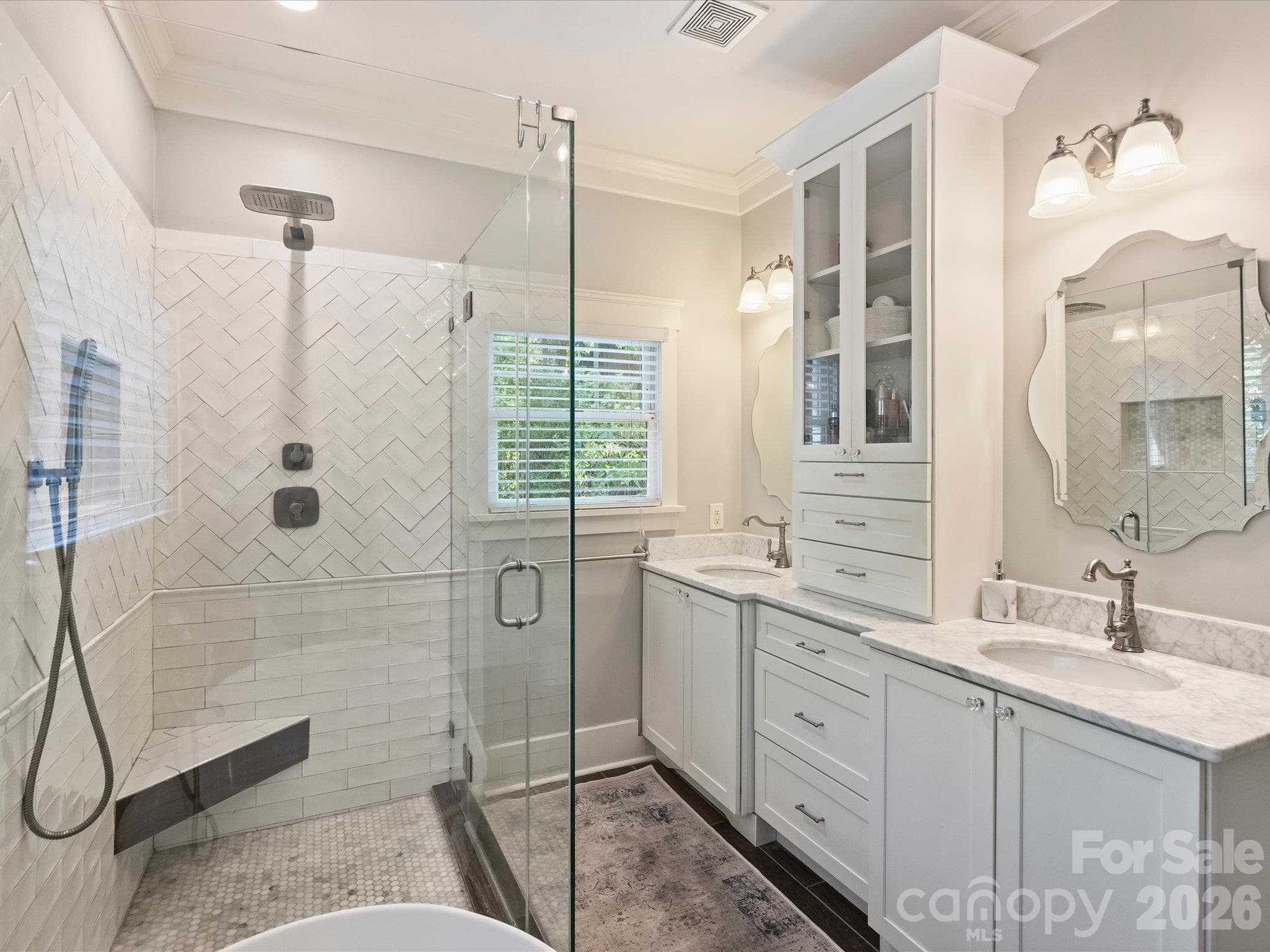Primary Bath - 5919 Creola Road, Charlotte