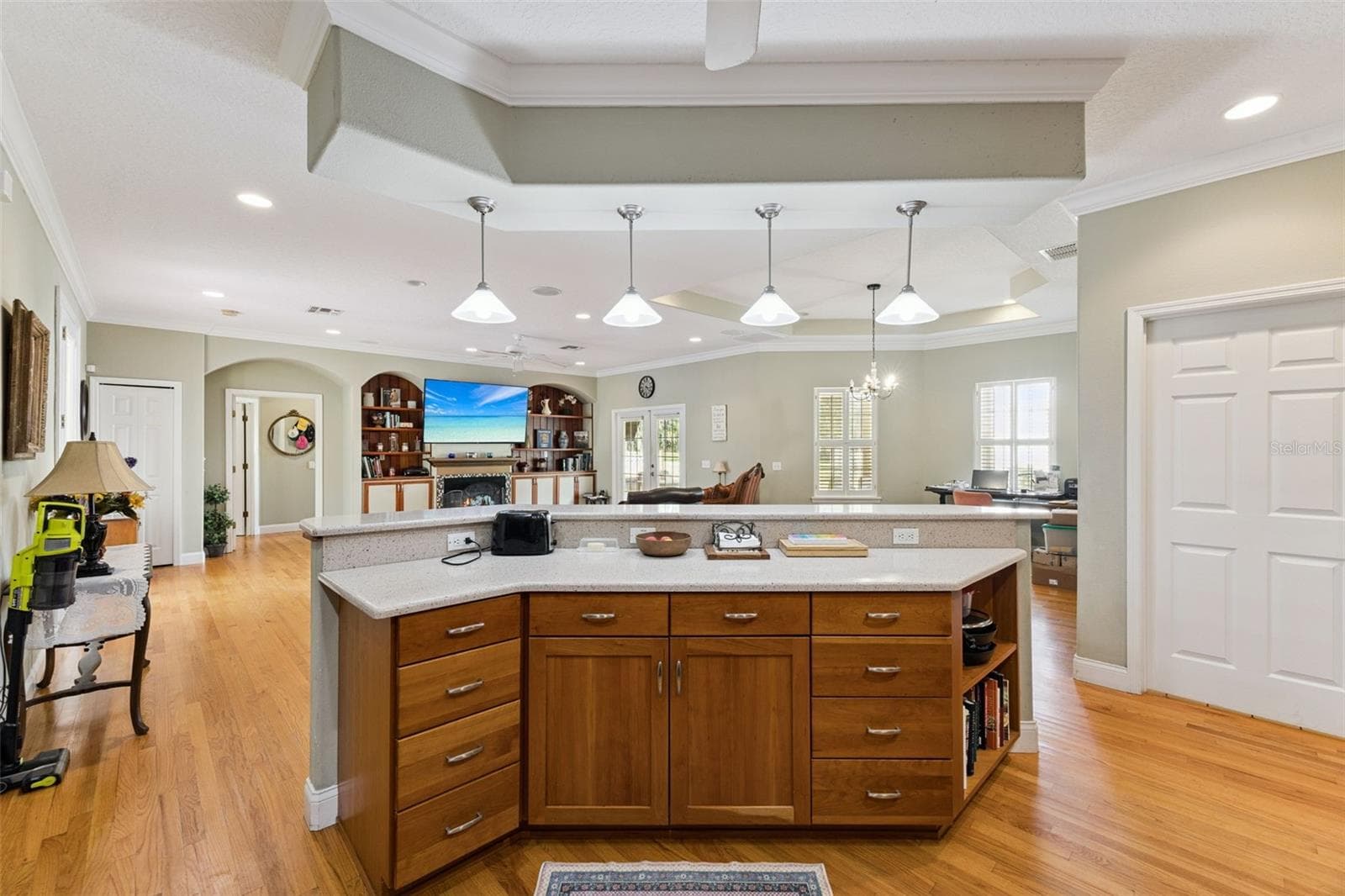 View from Kitchen - 1050 DEERFOOT RD, DELAND