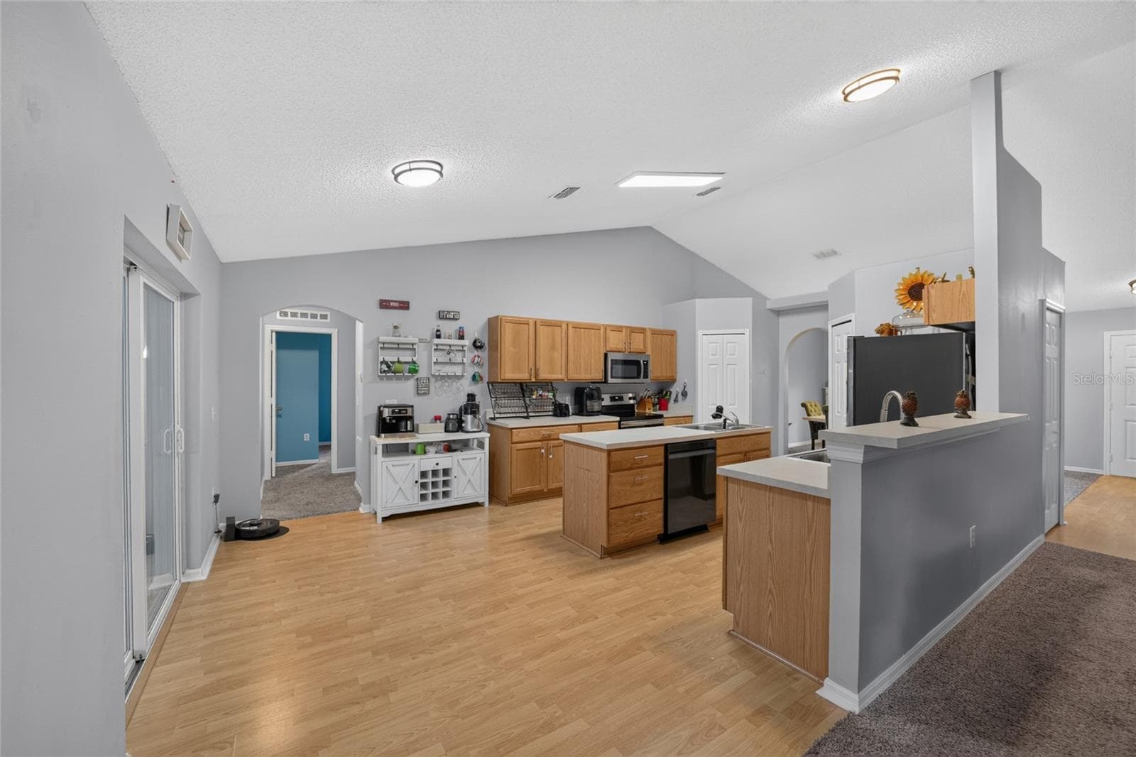 Kitchen with Dual Pantries and Center Island with Double Sink - 8364 N POCONO DR, CITRUS SPRINGS