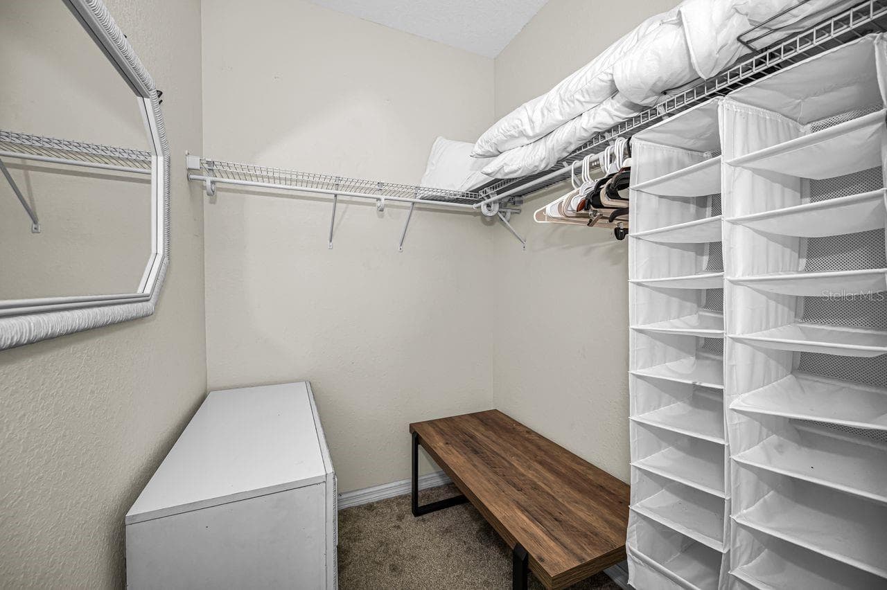 Primary Bedroom Walk in - 1239 VISTA WAY, CLEARWATER