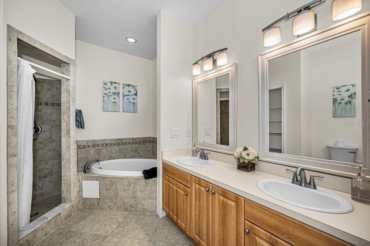 Primary bath - 1239 VISTA WAY, CLEARWATER