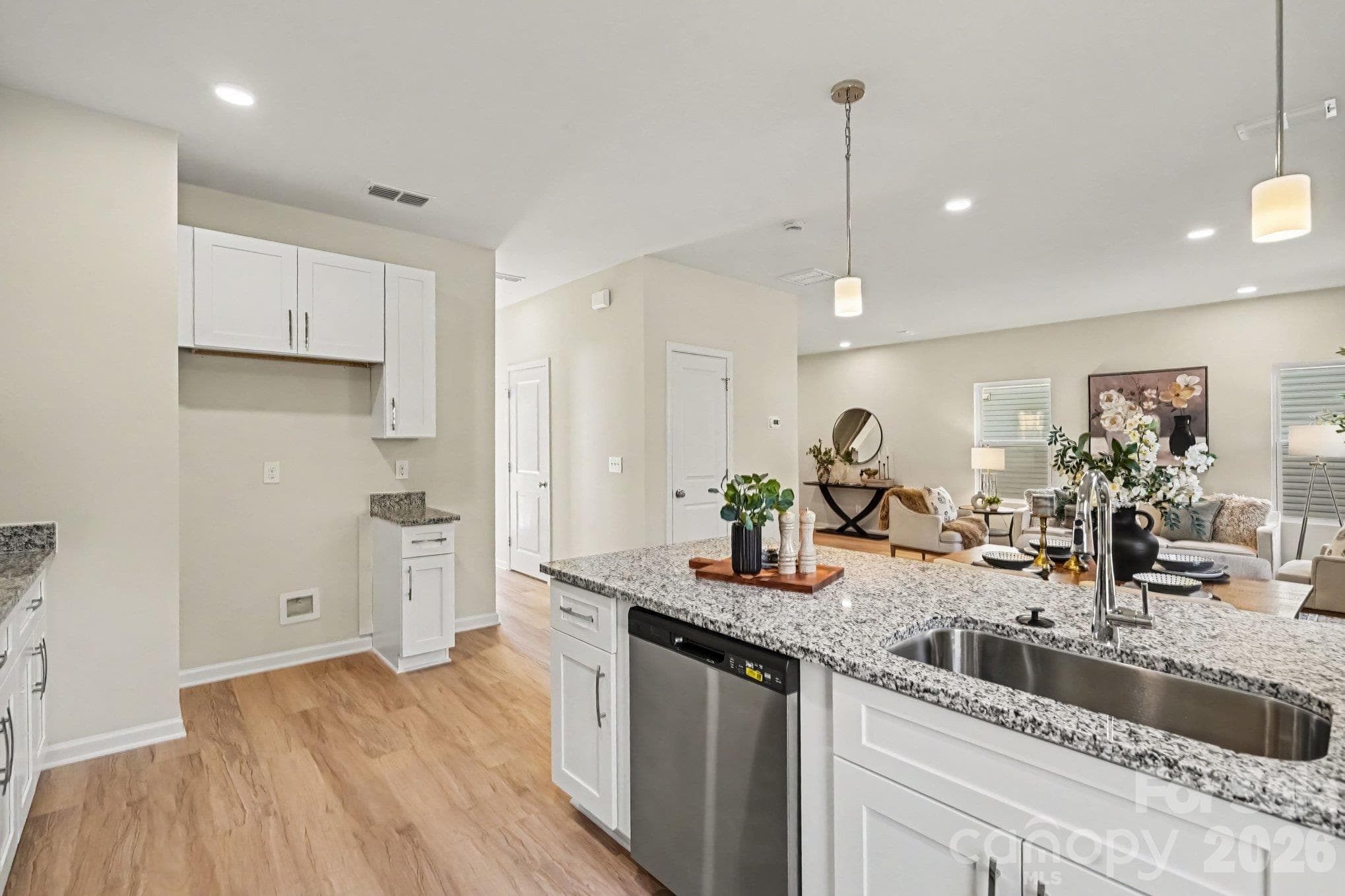 View of pantry closet across from countertops. - 121 Buffalo Avenue NW, Concord