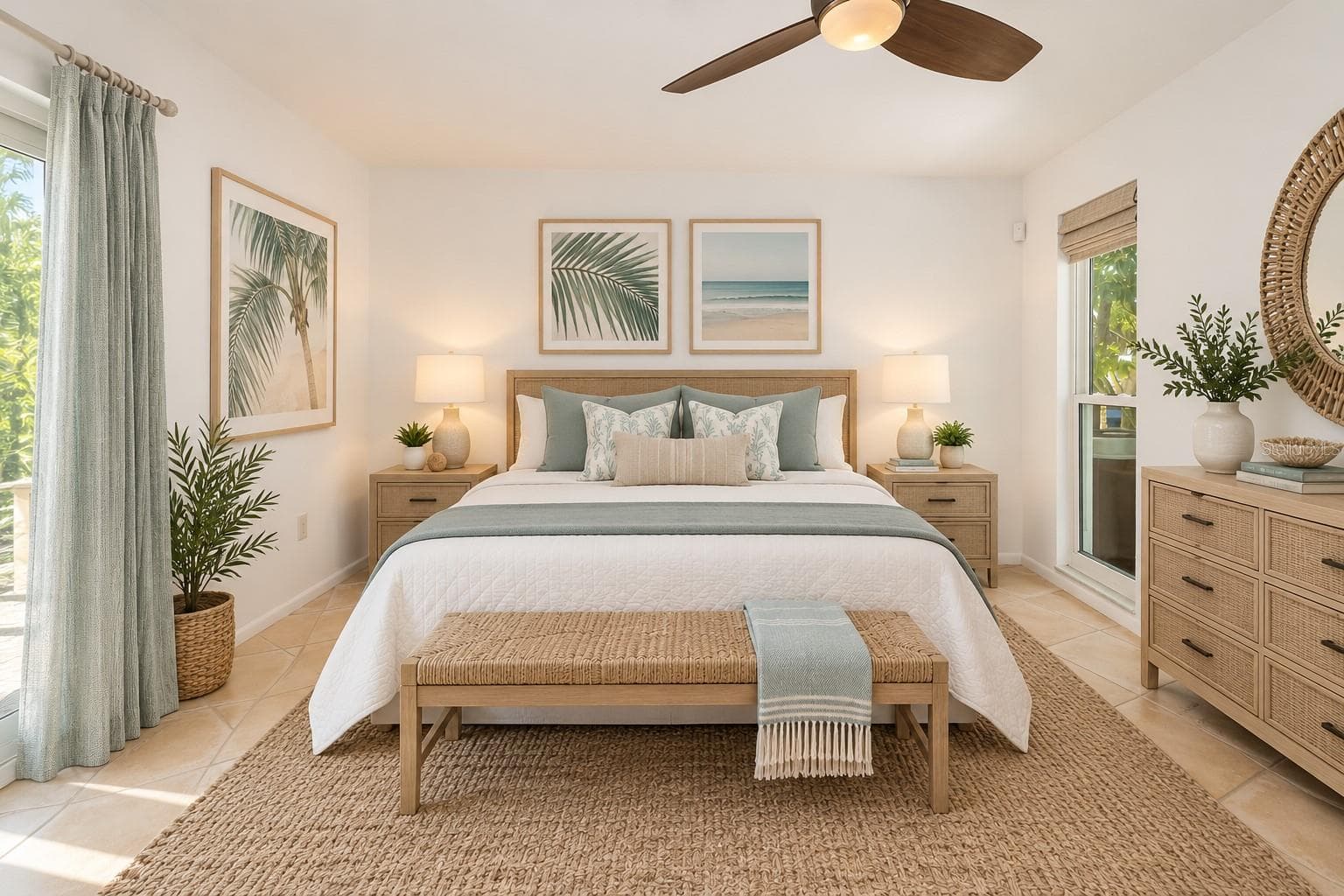 Second Bedroom Virtual Staging - 5456 AZURE WAY, SARASOTA