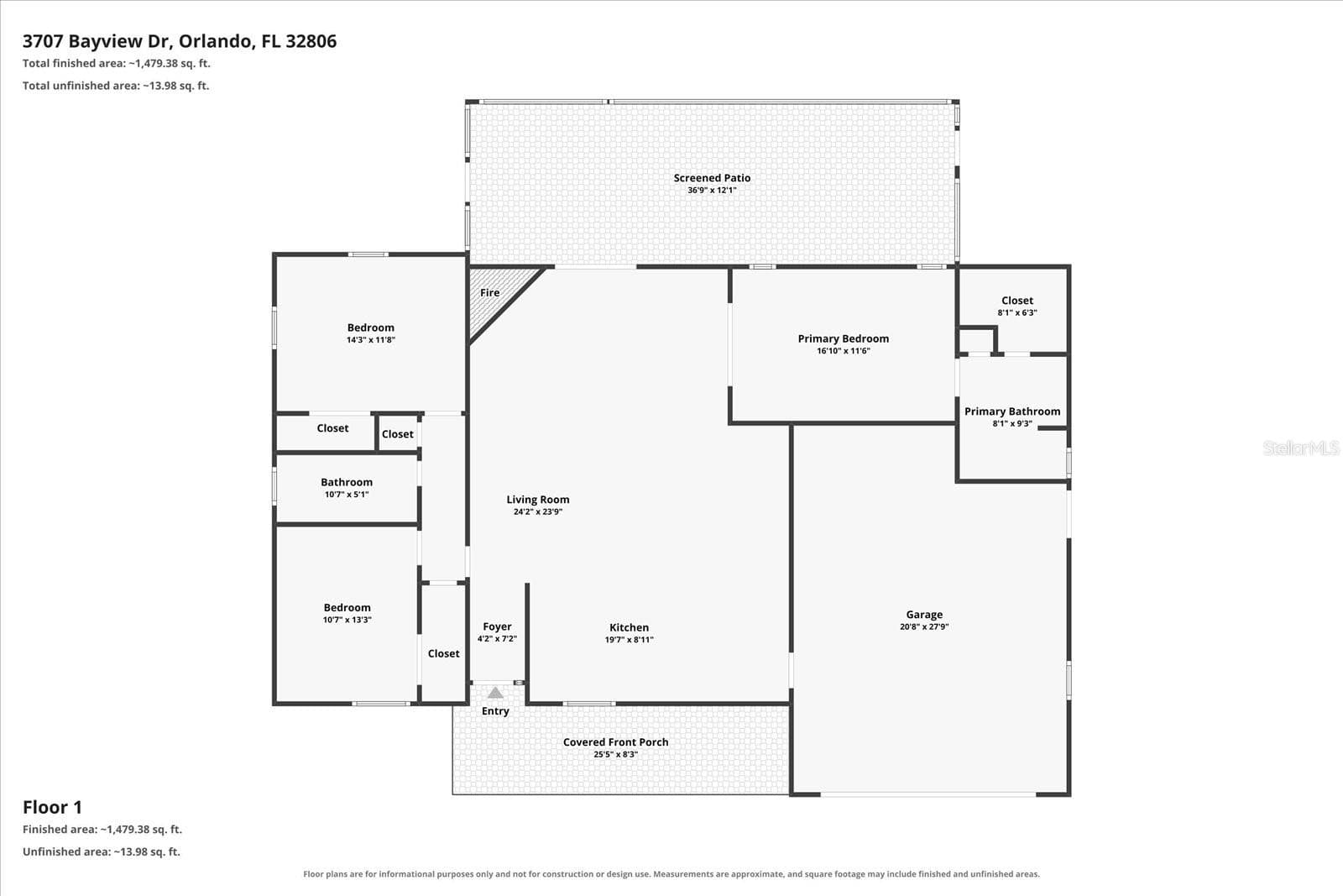 Single Family Residence at 3707 BAYVIEW DR, ORLANDO, photo 21 of 21