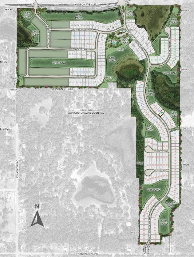 13662 Tropical Breeze Way Sitemap - 13662 TROPICAL BREEZE WAY, HUDSON