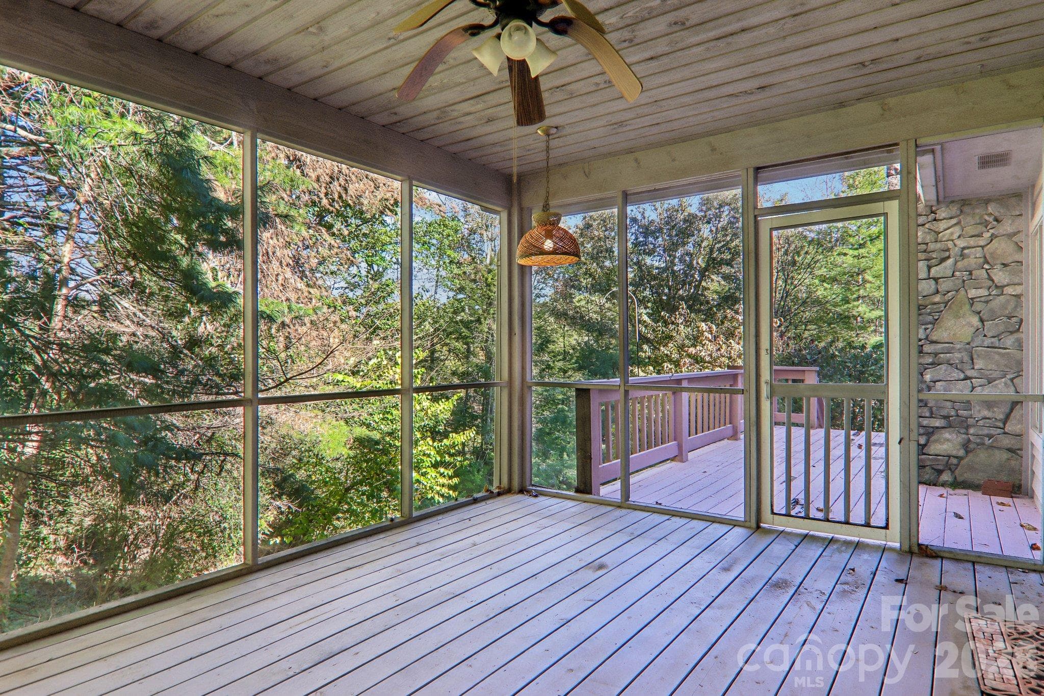 Rear Screened Porch - 108 Kenwood Drive, Hendersonville